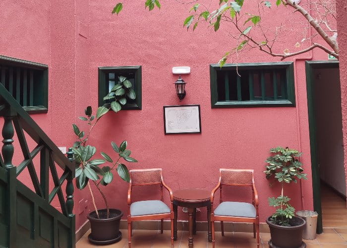 Patio del hotel